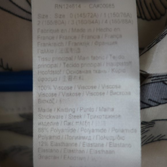 Anthropologie Swan Print Button Down XS - Picture 4 of 4